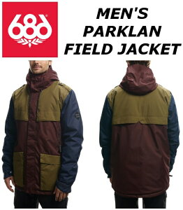 16-17 686 MEN'S PARKLAN FIELD INSULATED JACKET  SIXEIGHTSIX VbNXGCgVbNX Y tB[hWPbg Xm[{[hEFA J[/BLACK RUBY COLORBLOCK