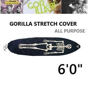2025  GORILLA GRIP STRETCH CASE 6.0 SHORT BOARD COVER SObv T[t{[hP[X KNIT jbgP[X \tgP[X 6'0h ALL PURPOSE