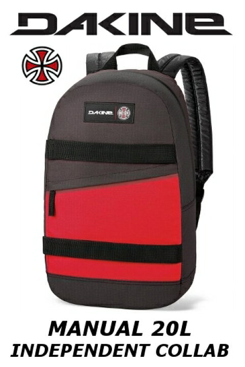 楽天市場】DAKINE ダカイン MANUAL INDEPENDENT COLLAB 20L BACKPACKS 