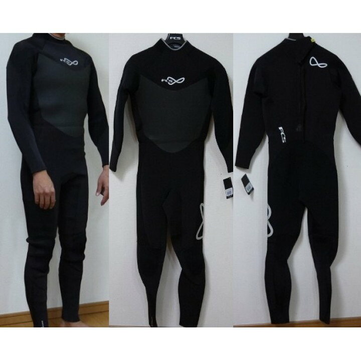 楽天市場】OUTLET最終セール FCS WETSUIT L/S Steamer 4mm/3mm  