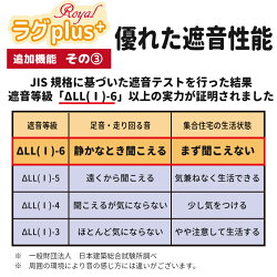 ラグ厚手低反発マット下敷きラグ3畳約180×230cm厚さ15mmロイヤルラグプラスロイヤルラグplus+ふかふか滑り止め洗えるホットカーペット対応ウレタン防音子ども介護