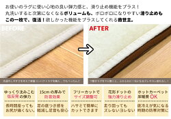 ラグ厚手低反発下敷きラグ1畳約90×180cm厚さ14mmロイヤルラグプラスロイヤルラグplus+ふかふか滑り止め洗えるホットカーペット対応ウレタン防音子ども