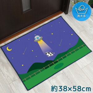 ���փ}�b�g ���� ������� �􂦂� ��38×58cm �L�b�`���}�b�g �A�N�Z���g�}�b�g �C���X�g �}�b�g ���킢�� �~�� �]�ʃv�����g TEN158 �� UFO �A�ꋎ���鋍 �}���`