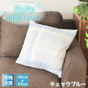 �N�b�V���� �⊴ �Ђ��� �ڐG�⊴ �� ������� �����΍� ��45×45cm �w���� �k�� ���킢�� �����Q �� �����Q�N�b�V���� �`�F�b�N �^�C�� �u���[ �O���[��