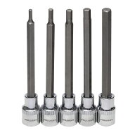 3/8"(9.5mm) ヘックスビットソケットセット ロングタイプ 5ピース STRAIGHT/10-1640 (STRAIGHT/ストレート)