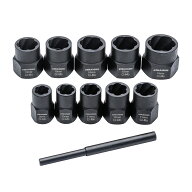 3/8"(9.5mm) トルネードソケットセット 10ピース STRAIGHT/10-91018 (STRAIGHT/ストレート)