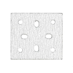 �T���f�B���O�y�[�p�[��80 100×110(mm) �ʃt�@�X�i�[�� 5�s�[�X STRAIGHT/19-1601 (STRAIGHT/�X�g���[�g)