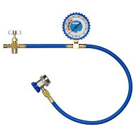 エアコンガスチャージホースメーター クイックカプラー付き HFC-134a STRAIGHT/27-32150 (STRAIGHT/スト…
