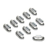 バランスウェイト スチールホイール用 25g 10ピース 打ち込みタイプ 打ち込み幅2.0mm STRAIGHT/33-025 (S…