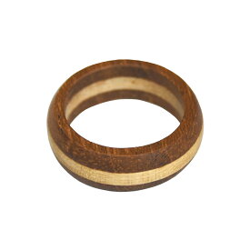 木製 指輪 ウッドリング 桐 マホガニー WOOD ペア 2カラー メンズ レディース プレゼント ギフト