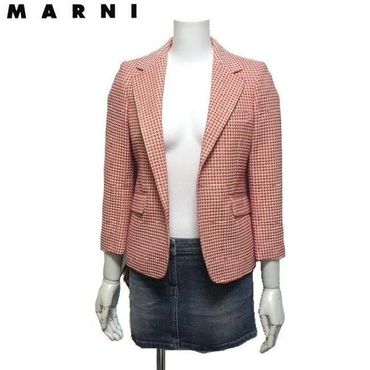 楽天市場】MARNI マルニ 春色でフェミニン 8分袖ジャケット 38サイズ 