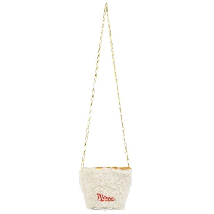 楽天市場】MARNI マルニ DEPOT NANO ボア×レザー チェーン ショルダー 