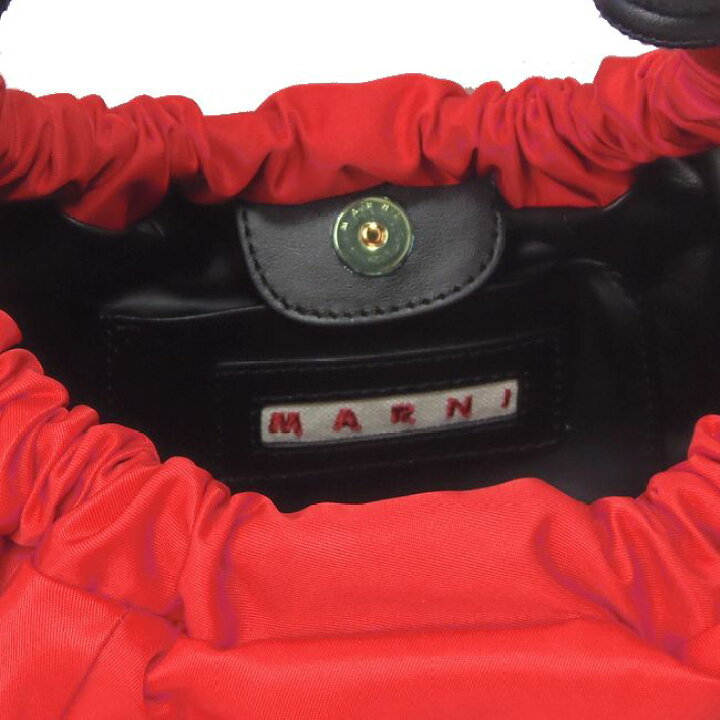 楽天市場】MARNI マルニ Twirl mini bag ツイルバッグ ナイロン×レザー 