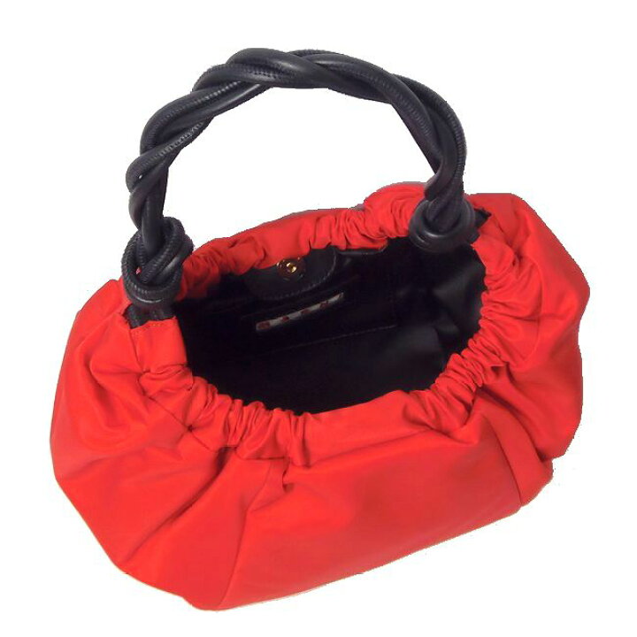 楽天市場】MARNI マルニ Twirl mini bag ツイルバッグ ナイロン×レザー 