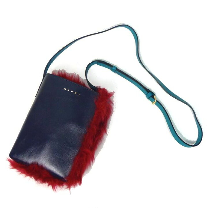 楽天市場】MARNI マルニ MUSEO NANO レザー×ファー ショルダー 