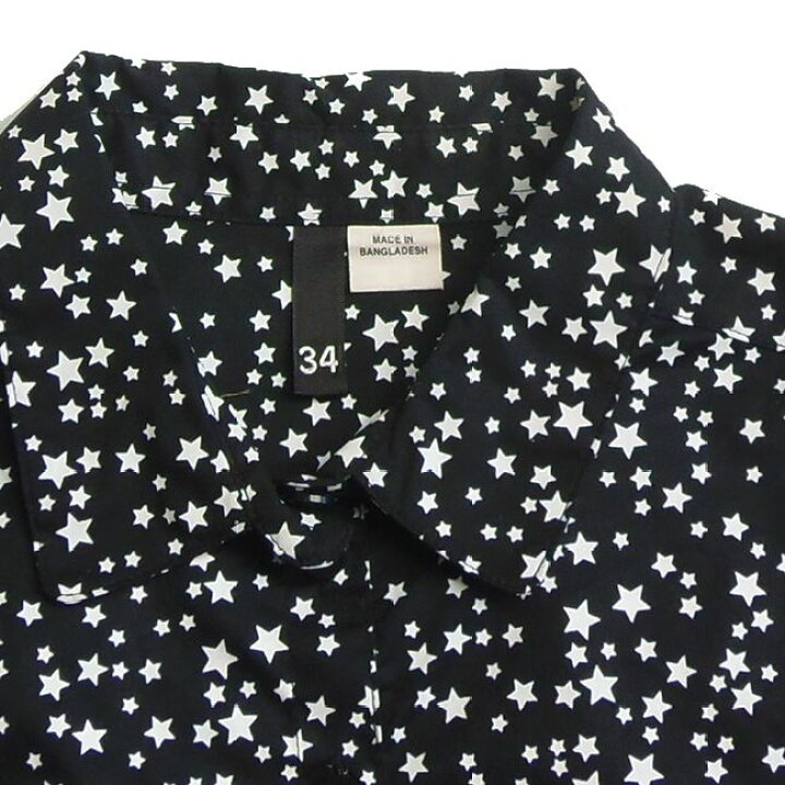 楽天市場】H&M DIVIDED エイチアンドエム 星柄 パフスリーブ ブラウス 