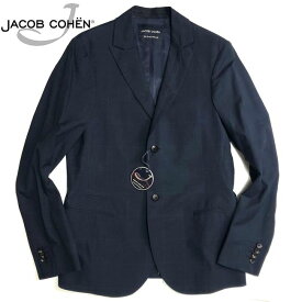 ヤコブコーエン JACOB COHEN チェック コットン ジャケット J583 00573N 47C01 850 ネイビー 50サイズ 【新品】【あす楽】【コンビニ受取対応商品】ブランド メンズ 春夏 テーラード