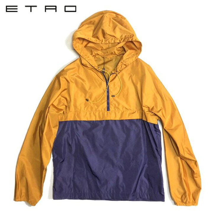 楽天市場】ETRO エトロ ペイズリー フーテッド ナイロン ジャケット M  