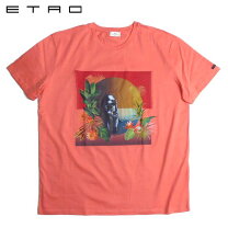 楽天市場】ETRO エトロ パンサープリント Tシャツ コーラルピンク L 