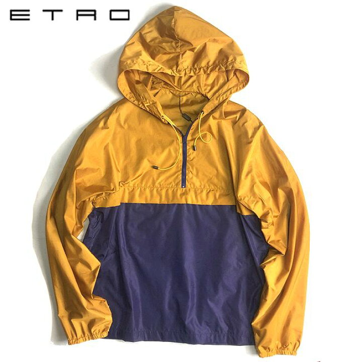 楽天市場】ETRO エトロ ペイズリー フーテッド ナイロン ジャケット M 