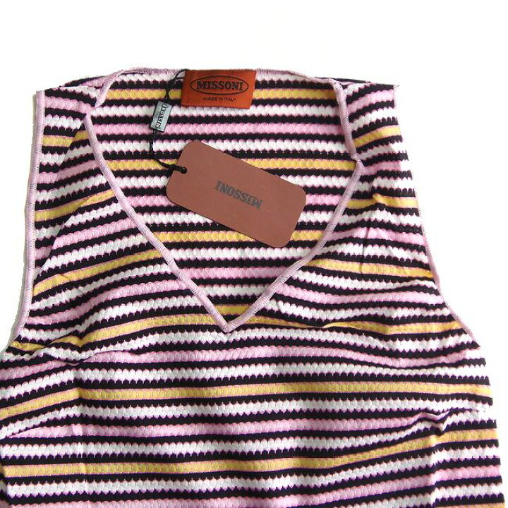 楽天市場】MISSONI ミッソーニ ワンピース 40サイズ ジグザグボーダー  