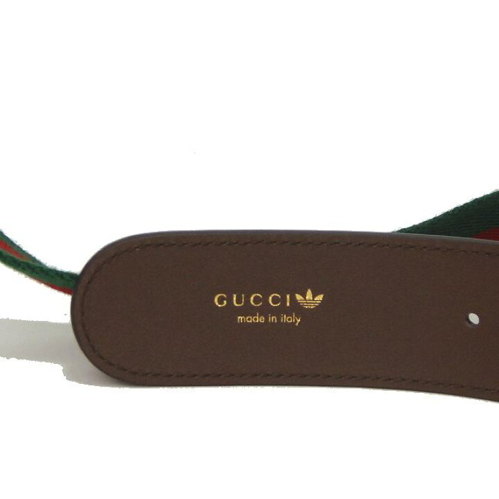 楽天市場】GUCCI×adidas グッチ×アディダス WEBライン ベルト 702259 