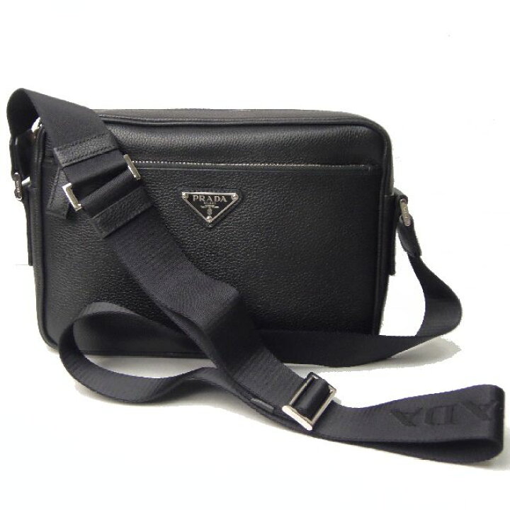 楽天市場】PRADA プラダ メンズ レザー ショルダーバッグ 2VH094 2A6P 
