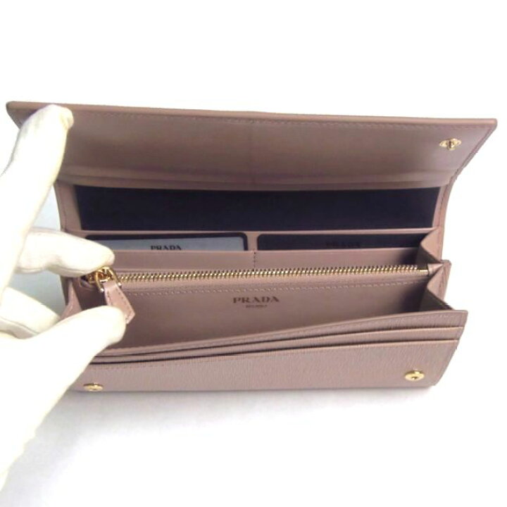 楽天市場】PRADA プラダ コンチネンタル 長財布 VITELLO MOVE TR 