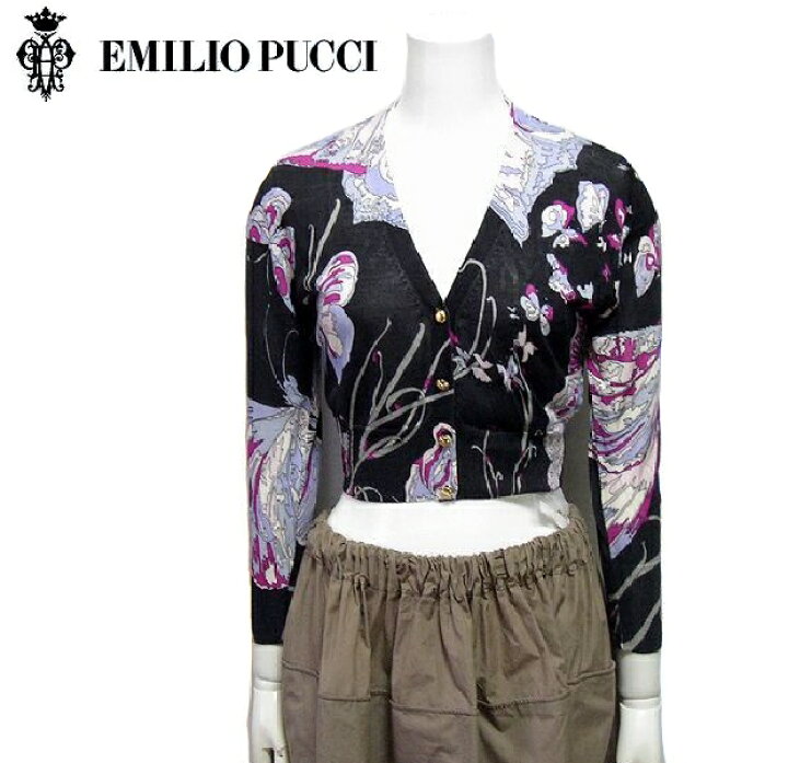 楽天市場】EMILIO PUCCI エミリオ プッチ エレガント シルクニット 