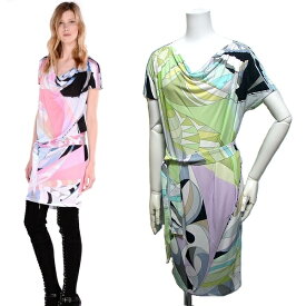 EMILIO PUCCI エミリオ プッチ ワンピース ミニドレス No.1 40サイズ 【新品】【smtb-TK】【YDKG-tk】レディース ブランド 7号 9号 Sサイズ Mサイズ 春夏 半袖