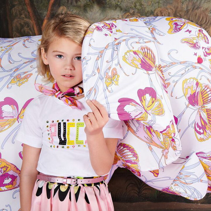 楽天市場】EMILIO PUCCI エミリオ プッチ キッズ ビバーラ柄 シルク  