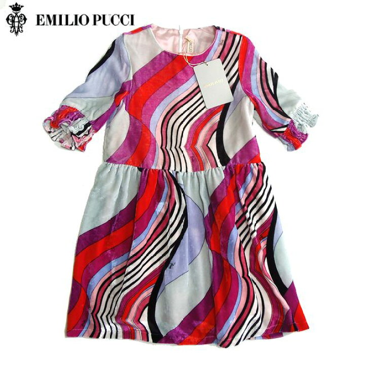 楽天市場】EMILIO PUCCI Junior エミリオ プッチ キッズ ベルベット 七  