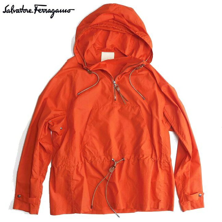 楽天市場】サルヴァトーレ フェラガモ Ferragamo ナイロン フーデット  