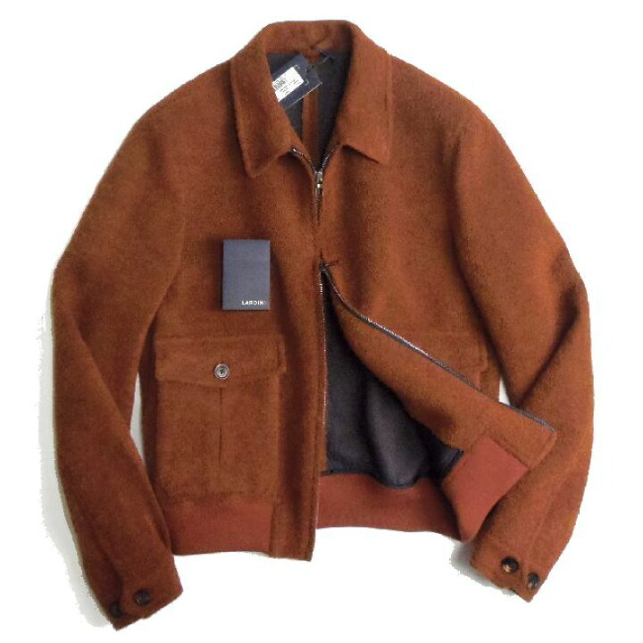 楽天市場】LARDINI ラルディーニ LIKNIT 起毛 ブルゾン オレンジ 