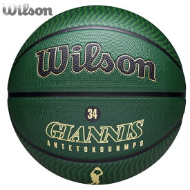 ウイルソン バスケットボール NBA PLAYER ICON GIANNIS ヤニス アデトクンボ ミルウォーキー・バックス 7号 ラバー ボール WZ4006201XB7 Wilson