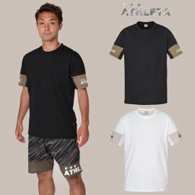 アスレタ プラTシャツ サッカー フットサル ウエア トレーニング スポーツ ジム 半袖 プラクティスシャツ プラシャツ カジュアルシャツ 03375 ATHLETA -メール便01-