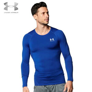 ウェア アンダーアーマー UA コールドギア アーマー クルーネック シャツ ロングスリーブ 長袖 コンプレッション インナー トレーニング スポーツ 1375528-400 underarmour