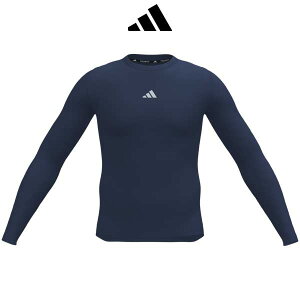 �E�F�A �C���i�[�V���c �T�b�J�[ �A�f�B�_�X Techfit Longsleeve Men �e�b�N�t�B�b�g �����O�X���[�u �J�X�^�� ���� �E�G�A �� �l�C�r�[ JN4368-TNV adidas