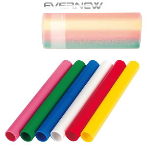 エバニュー スポーツ 体育用品 リレー リレーバトン プラ製 大 バトン 6色1組 運動会 体育祭 EGA184 EVERNEW -BO-