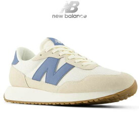 スニーカー ニューバランス シューズ MS237 237 WL オフホワイト ブルー スエード ユニセックス ライフスタイル MS237WL New Balance