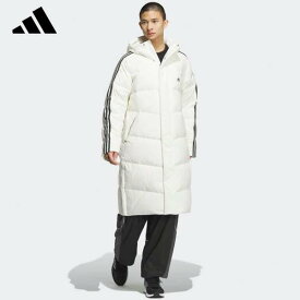 ダウン コート アディダス コート メンズ M 3S ロングダウンジャケット ロングコート スリーストライプ LONG DOWN JACKETS スポーツ KWX22 adidas