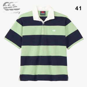 カンタベリー ウェア ショートスリーブ 4インチストライプ ボーダー 横縞 ラグビージャージ ラグビー ラガーシャツ ポロシャツ 半袖シャツ カジュアル RA325133 canterbury