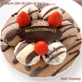 特製・バースデーアイスケーキチョコver5号（お誕生日・バレンタイン）