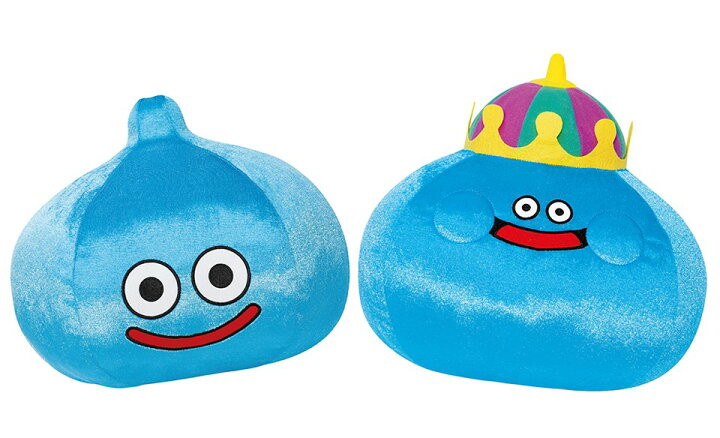 楽天市場 ドラゴンクエスト Am Slサイズキラキラぬいぐるみ スライム キングスライム 全2種セット タイトープライズ Dragon Quest スライムキング サニーサイドアップ