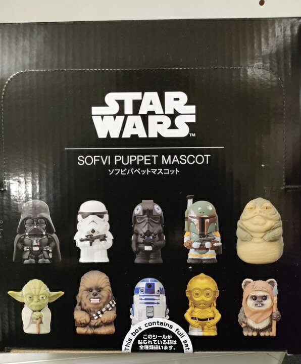 楽天市場】【スター・ウォーズ】STAR WARS ソフビパペットマスコット 