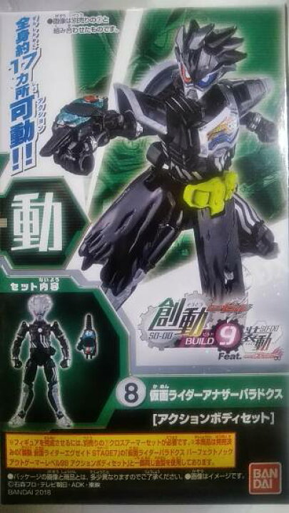 楽天市場 仮面ライダー 創動 仮面ライダービルド Build9 Feat 装動 仮面ライダーアナザーパラドクス アクションボディセット 単品 サニーサイドアップ