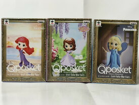 【ディズニー】Disney Characters Q posket petit Ariel Sofia Blue Fairy アリエル ソフィア ブルーフェアリー　人魚姫・ちいさなプリンセスソフィア・ピノキオ