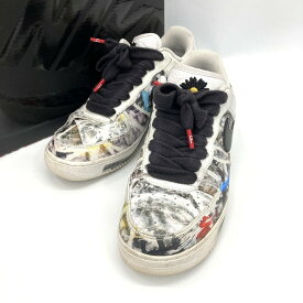 【中古】PEACEMINUSONE Nike ピースマイナスワン ナイキ スニーカー DD3223-100 Air Force 1 Low G-DRAGON エアフォース1 ロー ジードラゴン コラボ 靴 ★SS689