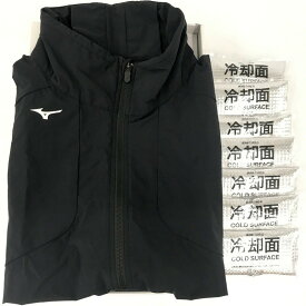 【中古】mizuno ミズノ 保冷剤付きコールドチャージベスト E2JE205009 COLD CHARGE VEST XLサイズ ブラック アウトドア ★TA1742