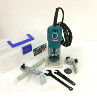 【中古】makita マキタ 電子トリマ 6mm 3707FC 100V コード式 面取り 溝切り 木工 DIY トリマー 電動工具…
